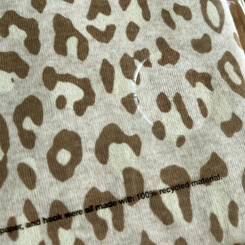 Gap organic cheetah pajamas 6 NWT